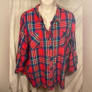 Terra & Sky super soft size 4x Flannel shirt
